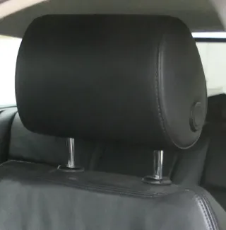 1x Audi A6 4F C6 Kopfstütze vorne links Kopfstützen Leder Valcona-Leder schwarz - Bild 1