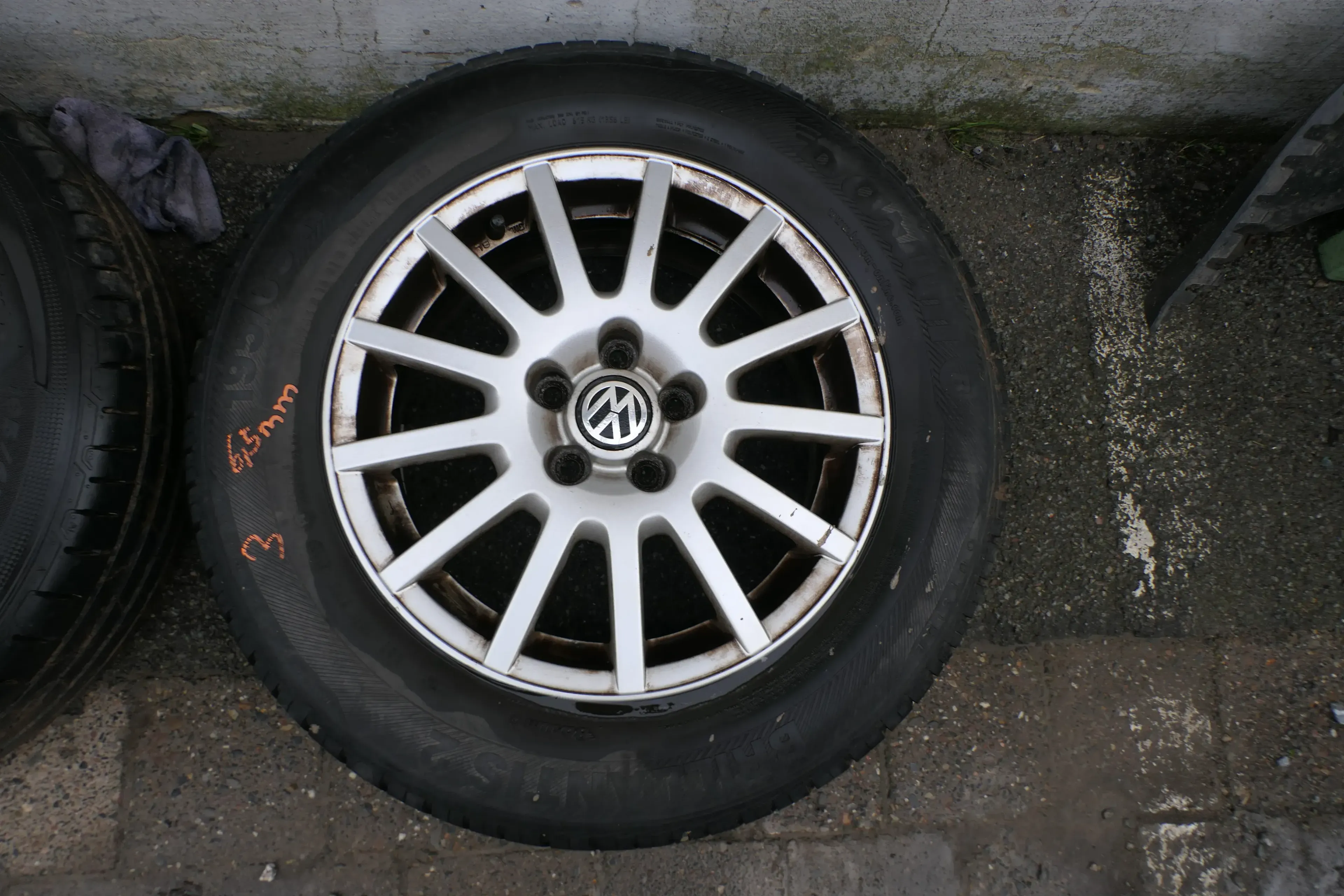 1x Felge Alufelge original VW Golf 4 Bora 6jx15H2 ET38 JAMARA       3 - Bild 1