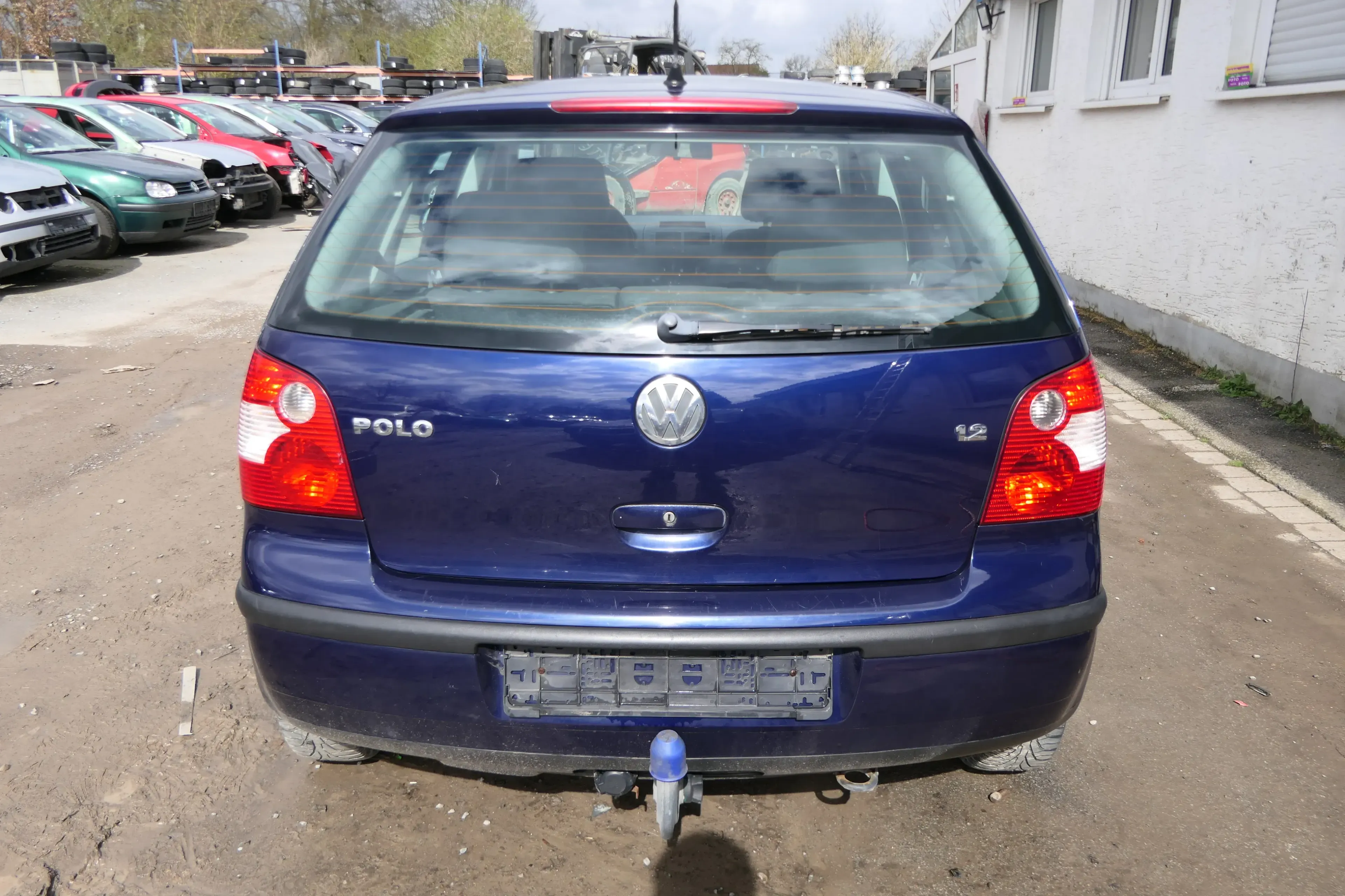 VW Polo 9N3 9N Heckklappe Kofferraumklappe Klappe blau LB5N ohne Anbauteile - Bild 1