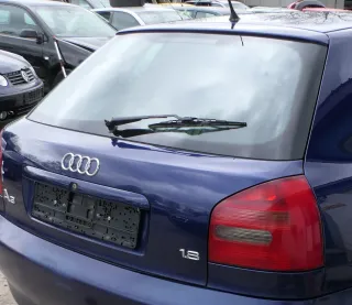A3 8L bis cBj. ca1999 Heckklappe Kofferraumklappe Klappe hinten blau LZ5K Scheib - Bild 2