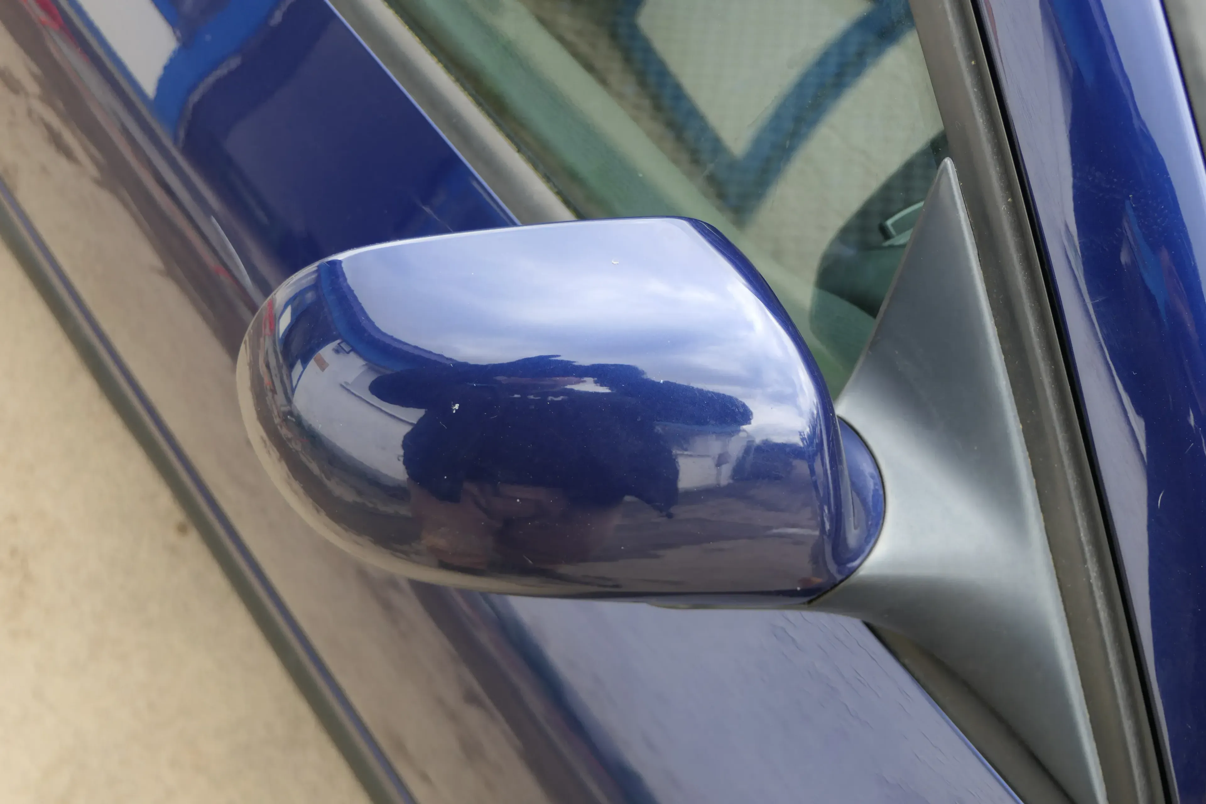 A3 8L elektrischer Spiegel Außenspiegel rechts blau LZ5K 4/5-Tür - Bild 1