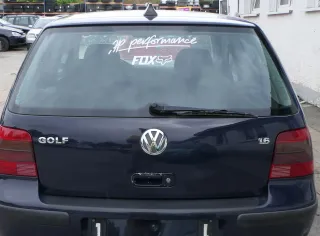 VW Golf 4 Limousine Heckklappe Kofferraumklappe Klappe hinten blau LA5G -ohneAnb - Bild 1