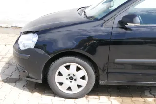 VW Polo 9N3 Kotflügel vorne links schwarz L041 - Bild 1