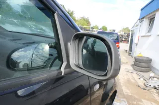 VW Fox 5Z manueller Spiegel Außenspiegel + Glas rechts schwarz LC9Z mechanisch - Bild 3