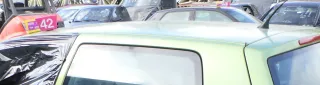 2x VW Polo 6N2 Dachleisten Leisten Dach grün LA6M Leiste Dachleiste rechts+links - Bild 2