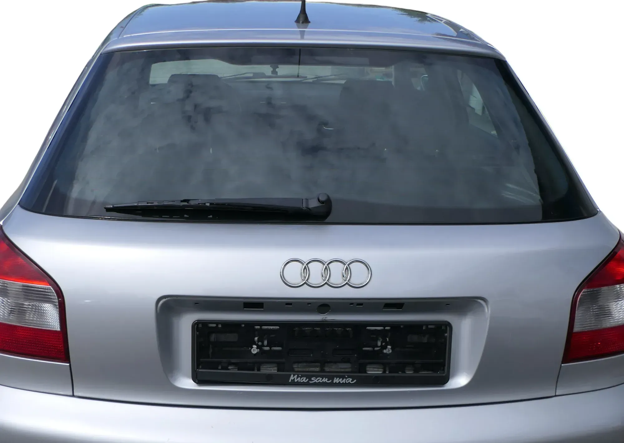 A3 8L Facelift Heckklappe Kofferraumklappe Klappe hinten silber LY7W Scheibe - Bild 1