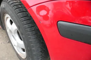 VW Golf 4 1J Stoßstange vorne Stoßfänger vorn rot LY3D - Bild 2