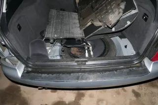 Audi A4 B5 Kombi Variant Stoßstange hinten Heckstoßstange silber LY7M - Bild 9