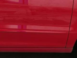 VW Fox 5Z Tür vorne rechts Beifahrertür rechts rot LY3D - ohne Anbauteile - Bild 3