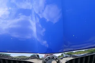Skoda Fabia 5J Roomster Motorhaube Haube Klappe vorne blau LF5K - Bild 9