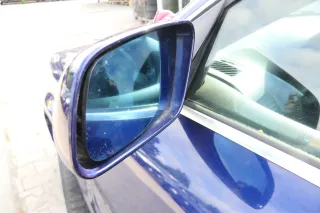 Audi A6 4B Spiegel Außenspiegel links elektrisch blau LZ5K + GLAS - Bild 2