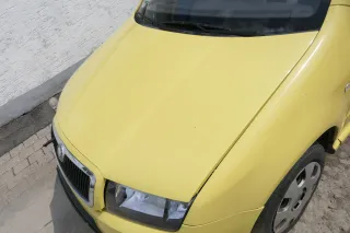 Skoda Fabia 6Y Motorhaube Klappe vorne gelb LF1R vorn     (OHNEgrill!) - Bild 3