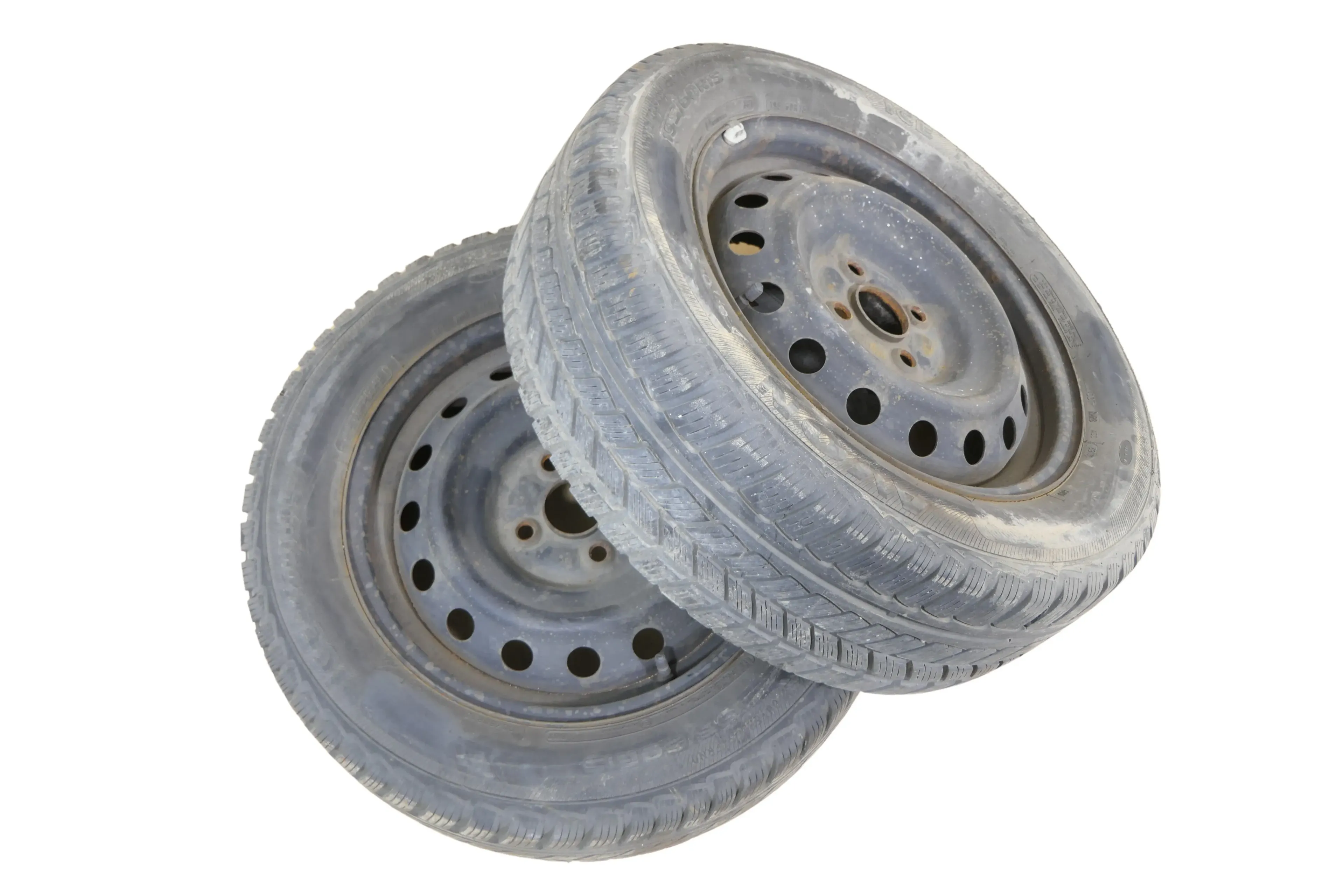 2x Toyota Yaris 195/60 R15 88T Winterreifen 5,5jx15H2 ET45  ca.4-5mm - Bild 1