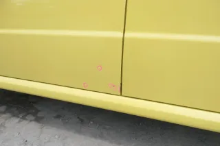 Fabia 6Y Kombi + Limousine Tür vorne links Fahrertür gelb LF1R ohneAnbauteile - Bild 5
