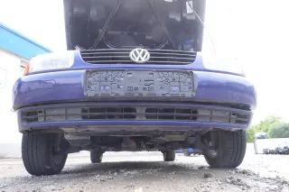 VW Polo 6N Stoßstange vorne 2-geteilte Frontstoßstange blau LD5D Stoßfänger - Bild 2