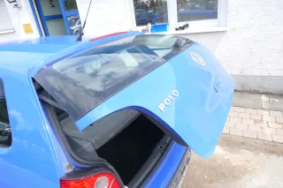 VW Polo 9N Fun Heckklappe Kofferraumklappe Klappe hinten blau LA5F - Bild 2