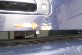 VW Golf 4 Limousine Heckklappe Kofferraumklappe Klappe hinten blau LA5G -ohneAnb - Bild 4