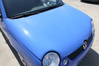 VW Lupo Motorhaube KLappe vorne grau blau LR5A softblau Frontklappe Haube - Bild 3