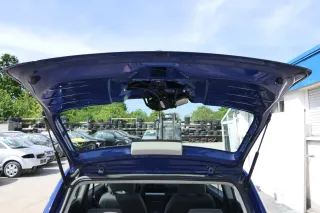 VW Fox 5Z Heckklappe Kofferraumklappe Klappe hinten + Scheibe blau LL5M - Bild 4