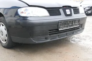 Ibiza 6K Stoßstange Frontstoßstange vorne schwarz LA9Y Facelift ab1999 Grill - Bild 3