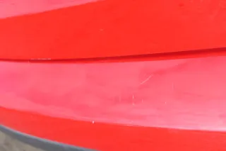 Skoda Fabia 6Y Schrägheck Stoßstange hinten Heckstoßstange rot LF3K - Bild 2
