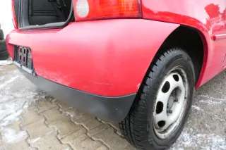 VW Lupo Stoßstange hinten Heckstoßstange Stoßfänger rot LP3G - Bild 4