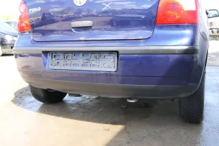 VW Polo 9N 9N3 Stoßstange Heckstoßstange hinten blau LB5N - Bild 5