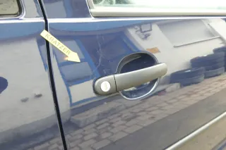 VW Golf 4 Tür vorne rechts Beifahrertür 2/3-Türer blau LA5G ohneAnbauteile - Bild 4