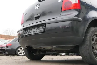 VW Polo 9N 9N3 Stoßstange Heckstoßstange hinten schwarz LC9Z - Bild 4