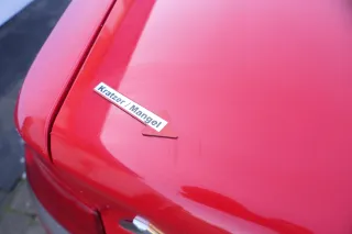 Audi A4 B5 Heckklappe hinten Klappe Kofferraumklappe Limousine rot LY3H bis1999 - Bild 4
