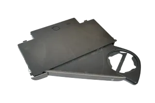 VW Passat 3B 3BG Mittelkonsole Verkleidung Aschenbecher Dekor netzoptik braun - Bild 2