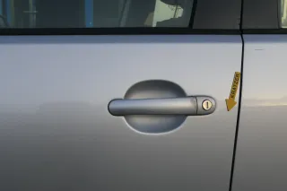 VW Polo 9N 9N3 Tür vorne links Fahrertür silber grau LA7W 4/5-Türer ohneAnbautei - Bild 9