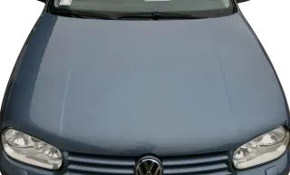 VW Golf 4 Motorhaube Haube Klappe vorne blau LD5X - Bild 1