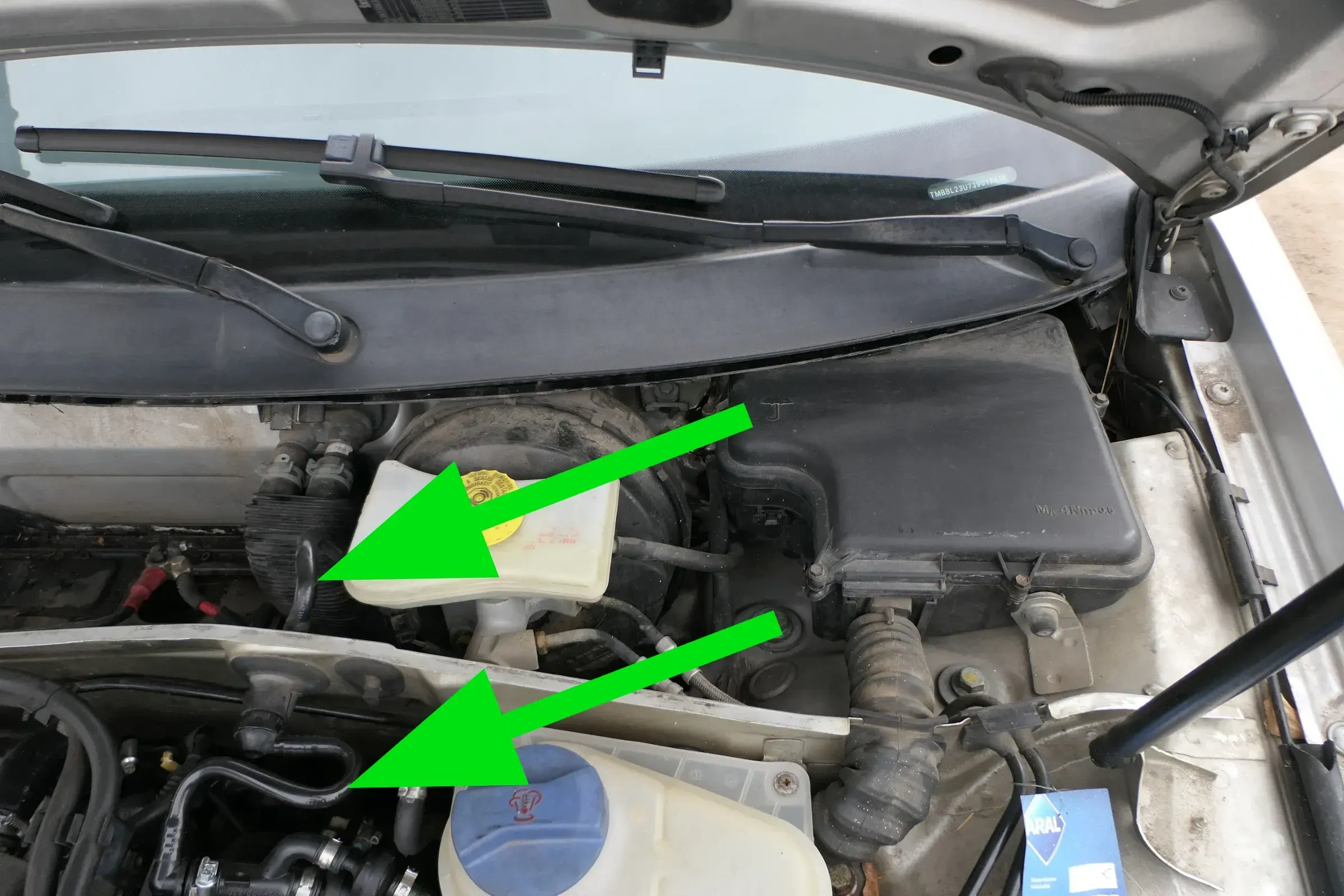 A4 A6 4B Superb 3U Unterdruckschlauch Schlauch Bremskraftverstärker 4B0611931DF - Bild 1