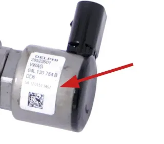 Crafter 7C Golf Einspritzleiste 2.0 TDI 04L130764B Raildruck Sensor ## - Bild 1