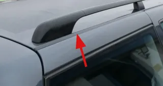 Golf 4 Dachdichtung Dichtung Dach oben rechts Kombi Dachleiste HINTEN - Bild 1
