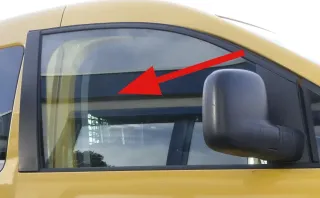 VW Caddy 2K vorne rechts Fenster Scheibe in Tür Fensterscheibe - Bild 1