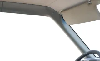 VW T4 A-Säulen Verkleidung vorne links grau Abdeckung Doka A-Säule oben - Bild 1