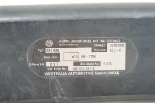 VW Golf AJ5 Kombi Variant abnehmbare Anhängerkupplung Westfalia ohne Haken - Bild 6