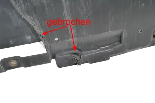 Audi A4 8E B6 B7 Unterfahrschutz Dämpfung Schutz unter Motor MÄNGEL - Bild 2