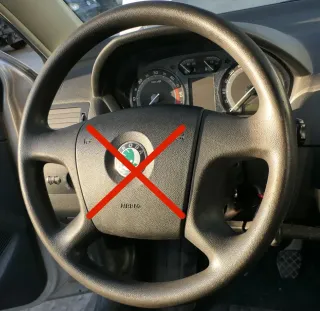 Skoda Fabia 5J Roomster Octavia 1Z Lenkrad 4-Speichen 1Z0419091M - Bild 2