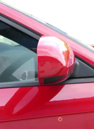 Audi A3 8P elektrischer Spiegel Außenspiegel vorne rot LY3J + Glas - Bild 5