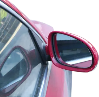 VW Passat 3C elektrischer Spiegel Außenspiegel rechts + Glas Blinke LY3D rot - Bild 5
