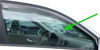 Audi A3 8P vorne rechts Fenster Scheibe in Tür Fensterscheibe 8P3845202 2/3-Türe - Bild 1