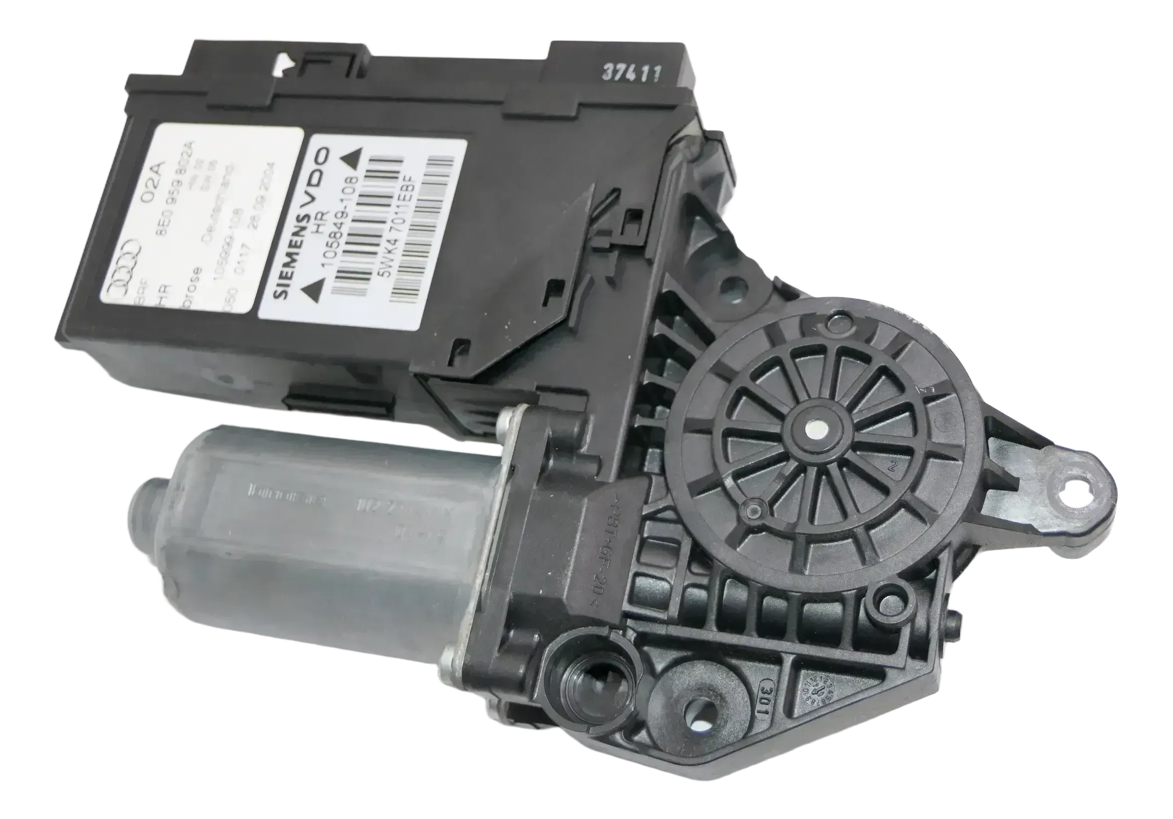 Audi A4 8E elektrischer Fensterheber Motor hinten rechts 8E0959802A 8E0959802E - Bild 1