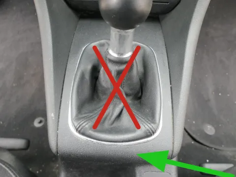Audi A6 4B Mittelkonsole Verkleidung um Schaltung Abdeckung Blende schwarz