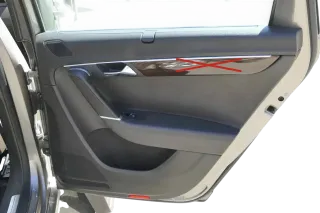 VW Passat 3C B7 Kombi 1x Türverkleidung Verkleidung Tür hinten rechts Leder brau - Bild 1