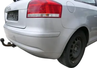A3 8P Stoßstange Heckstoßstange Stoßfänger hinten 2/3-Türer silber grau LX7W - Bild 6