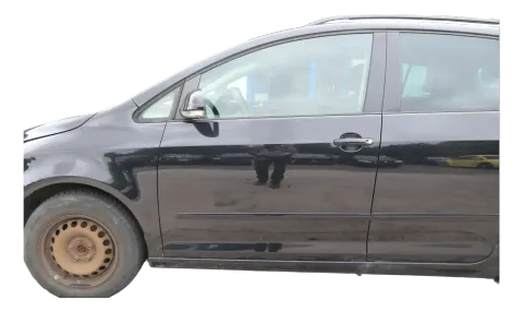 VW Golf Plus 5M Türblatt Tür vorne links Fahrertür schwarz LC9X Türblatt +Rahmen