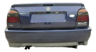 VW Golf 3 1H 1E Cabrio Stoßstange hinten Heckstoßstange blau LC5U Limousine - Bild 1